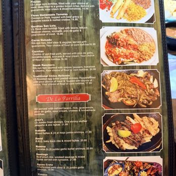 Angie's Mexican Restaurant - Menu - Mexican Near Me - Conroe, Texas