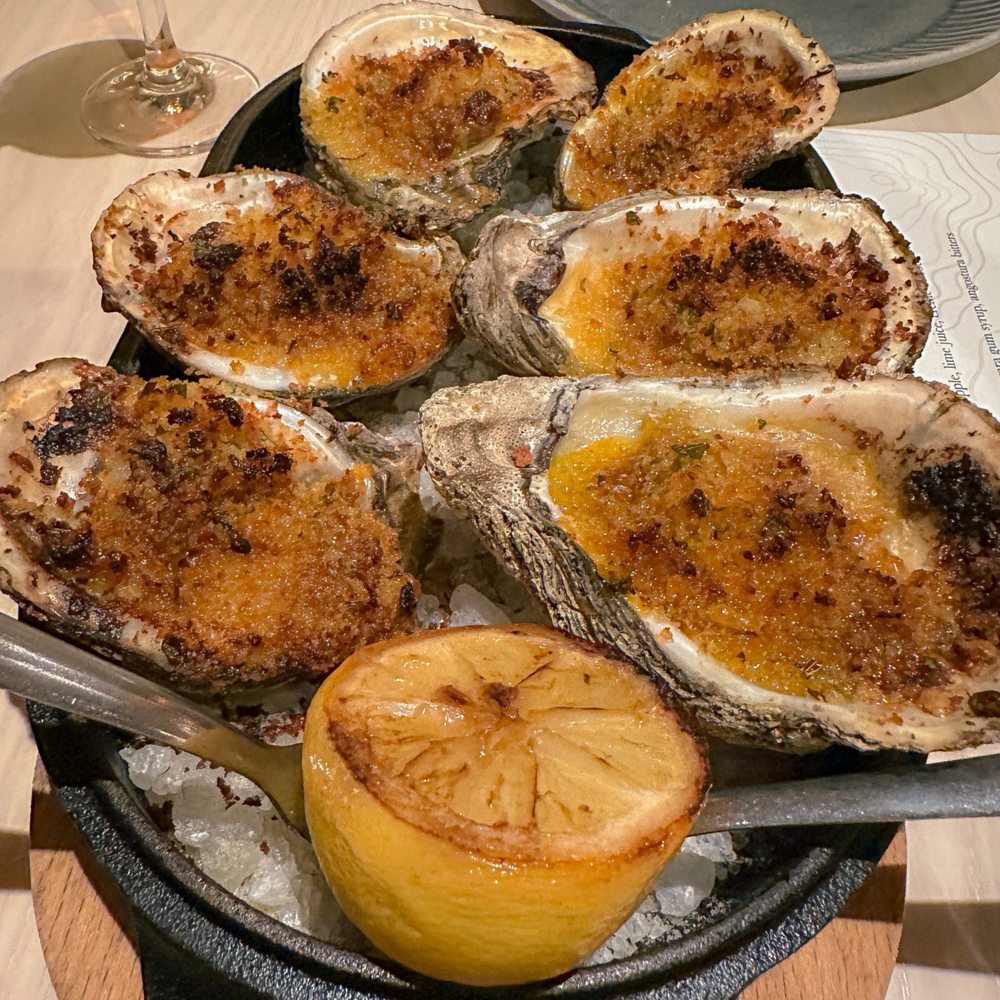 Graffiti Raw - Roasted Oysters @cl2foodies on ig~ - Seafood Near Me - Houston, Texas