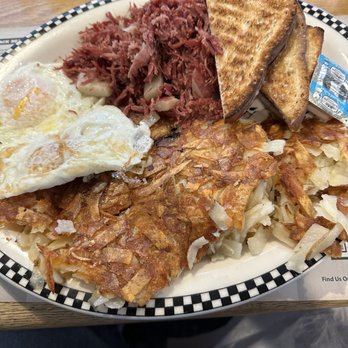Black Bear Diner Glendale - Corned beef hash, 2 eggs, and hash browns and toast. - American Near Me - Glendale, Arizona