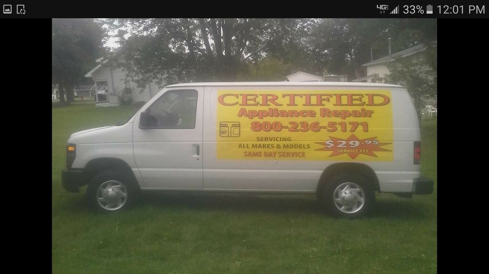 Slide of Certified Appliance Repair