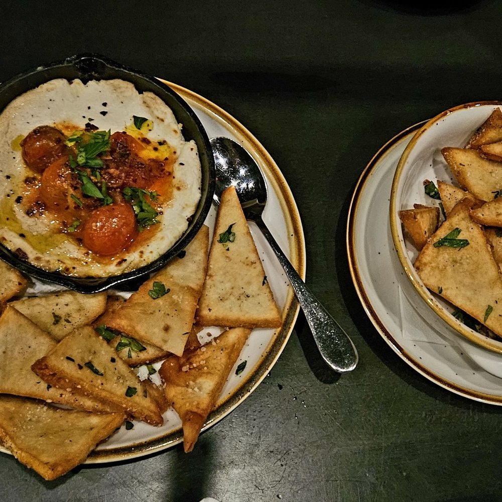 Cellar House - Goat cheese and pita - Wine Bars Near Me - St Louis, Missouri