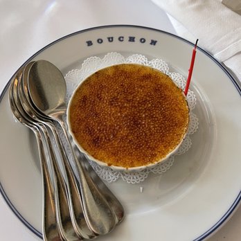 Bouchon - Complimentary birthday dessert - French Near Me - Las Vegas, Nevada