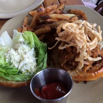 Monkeypod Kitchen - Pulled pork sandwich! - Hawaiian Near Me - Kapolei, Hawaii