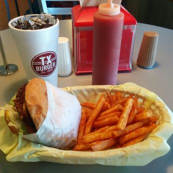 TX Burger Madisonville - Bacon Texas Burger Combo - Burgers Near Me - Madisonville, Texas