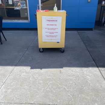 Taquerio - Old tool box as their host stand -- so cool! - Tacos Near Me - Mystic, Connecticut Taquerio - Old tool box as their host stand -- so cool! - Tacos Near Me - Mystic, Connecticut