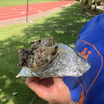 El Taco Yucateco - Inside of the huge burrito. Spoiler alert: it's stuffed! - Mexican Near Me - Portland, Oregon El Taco Yucateco - Inside of the huge burrito. Spoiler alert: it's stuffed! - Mexican Near Me - Portland, Oregon