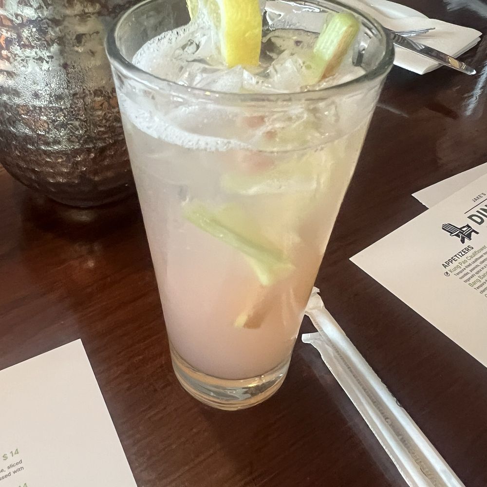 Jake's on the Water - Strawberry Rhubarb Collins - New American Near Me - Potsdam, New York Jake's on the Water - Strawberry Rhubarb Collins - New American Near Me - Potsdam, New York