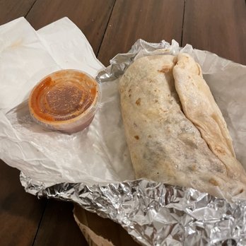 Ostioneria Guadalajara Restaurant - Big good heavy carne asada burrito - Mexican Near Me - Merced, California