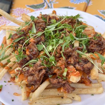 Korner Kitchen and Bar - Korean BBQ Pork belly fries - Kitchen Incubators Near Me - Oakland, California