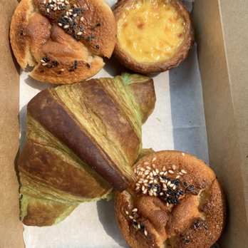 CA Bakehouse - Mochi Cakes, Portuguese Egg Tart, and the Kaya Croissant was my favorite! - Bakeries Near Me - San Jose, California