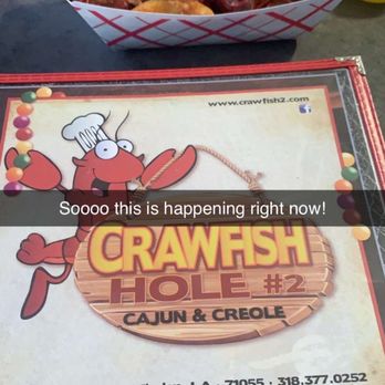 Crawfish Hole #2 Steak & Seafood Restaurant - 1lb Crawfish and menu cover - Cajun/Creole Near Me - Minden, Louisiana Crawfish Hole #2 Steak & Seafood Restaurant - 1lb Crawfish and menu cover - Cajun/Creole Near Me - Minden, Louisiana