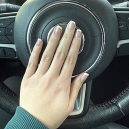 Gel Manicure with French Tips Gel Manicure with French Tips