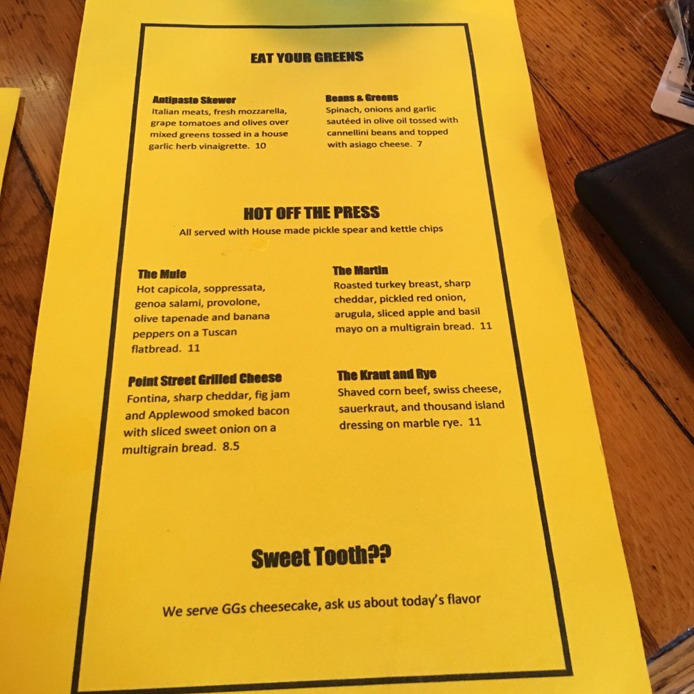 Menu one side Menu one side
