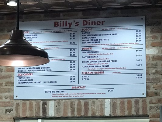 Menu photo 7 Billy's Krotz Springs, LA Menu photo 7 Billy's Krotz Springs, LA