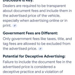 Regulation of doc fees.