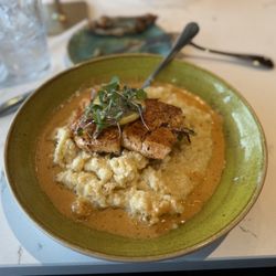 Milk & Honey Southern Inspired Kitchen - Salmon and grits