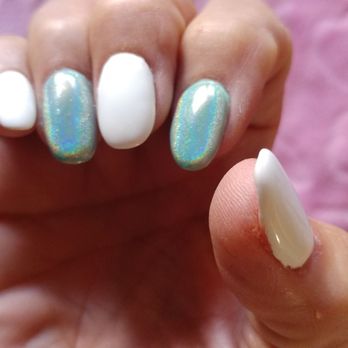 Edgy Nails & Spa - Powder dip by Yvonne! - Nail Salons Near Me - Riverside, California
