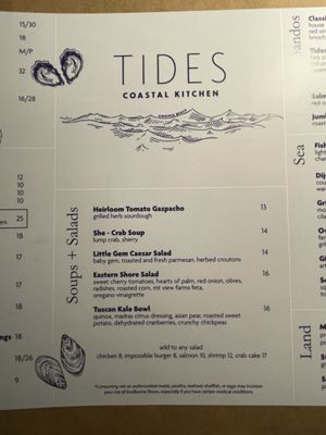 Menu photo 3 Tides Coastal Kitchen Virginia Beach, VA Menu photo 3 Tides Coastal Kitchen Virginia Beach, VA