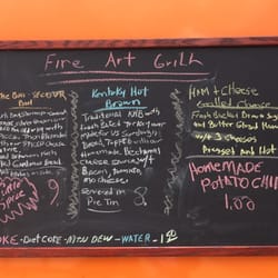 Fire Ant Grill - 6/13/2015 Menu Board
