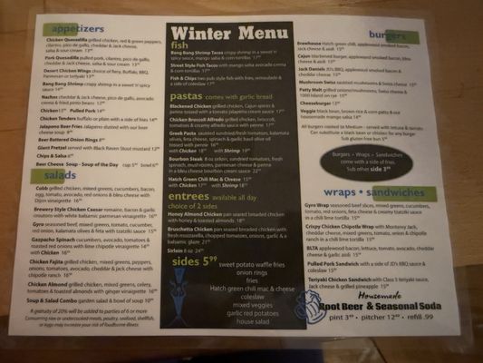 Menu photo 8 Moab Brewery Moab, UT