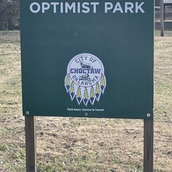 Optimist Park - Sign - Parks Near Me - Choctaw, Oklahoma