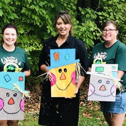 Ohio Wizard of Oz Festival - Scarecrow painting at Oz Festival