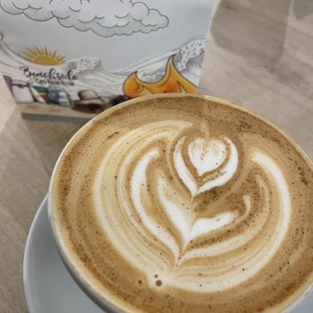 Boomtown Coffee - Honey and cinnamon latte - Cafes Near Me - Houston, Texas