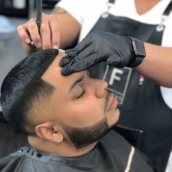 FLEXUS Barbershop - Skin fade with beard shape up/ eye brows  and scissor work on top ,,,,#IAMTOSATISFY# - Barbers Near Me - Winter Park, Florida