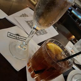 Champagne and Vieux Carré cocktail Champagne and Vieux Carré cocktail