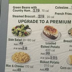 Captain D's - It does not say no longer selling salads!!!