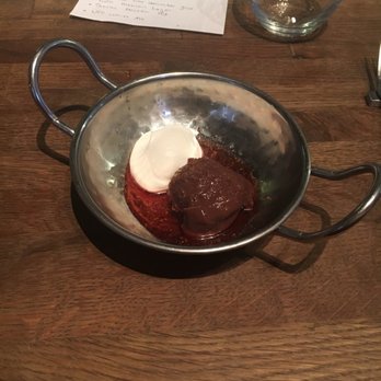 R Kitchen - Last and favorite course! Dessert!!! Cinnamon chocolate pudding! - New American Near Me - Charleston, South Carolina R Kitchen - Last and favorite course! Dessert!!! Cinnamon chocolate pudding! - New American Near Me - Charleston, South Carolina