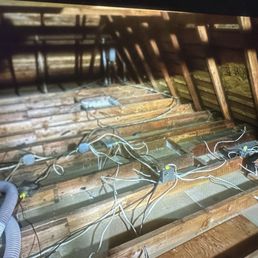 After insulation removal and rat cleaning.