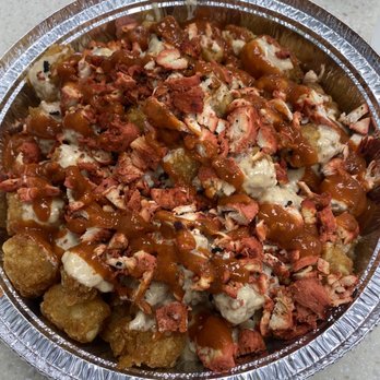 Twisted Turban - Loaded Tots w/ Chicken - Halal Near Me - Houston, Texas