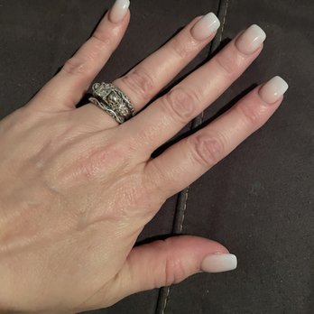 Kelly's Nails & Spa - Solar American hombré full set - Nail Salons Near Me - Spring, Texas