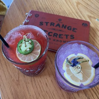 Ida Claire - Berry spicy margarita and Purple Rain - Southern Near Me - Addison, Texas