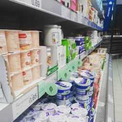 Aldi - Diary section is awesome. Lots of organic products you won't find elsewhere. Aldi supermarket
