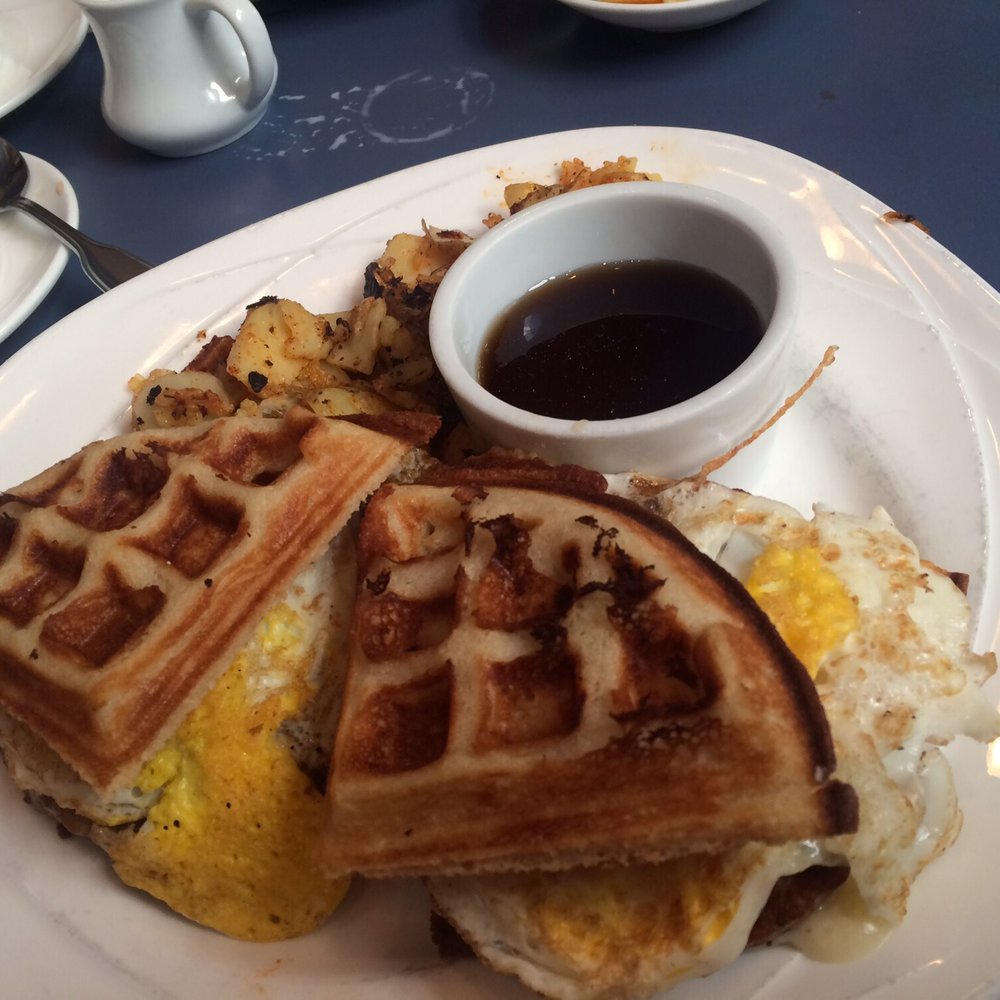 Waffle sliders won best dish