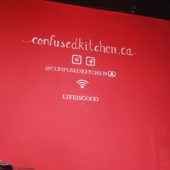 Confused Kitchen - Wifi Info - Burgers Near Me - Toronto, Ontario