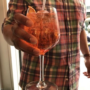 Misirizzi - Spritz w/ candied orange spice garnish - Italian Near Me - New York, New York Misirizzi - Spritz w/ candied orange spice garnish - Italian Near Me - New York, New York