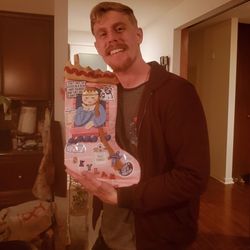 Kohl's - My Homeboy loved his one of a kind Princess Code Portrait Stocking!!