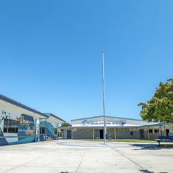 Village View Elementary School - A view from the inside gathering area at Village View