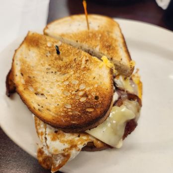 Rob's Bageland - Triple mess on rye bread - Delis Near Me - Plantation, Florida