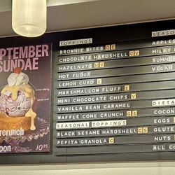 Molly Moons Homemade Ice Cream - Menu