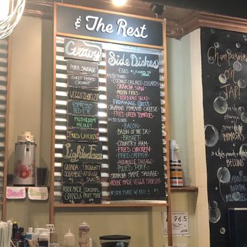 Biscuit Head - When you walk up to the register there's menus behind The register as well as written menus - Cafes Near Me - Asheville, North Carolina Biscuit Head - When you walk up to the register there's menus behind The register as well as written menus - Cafes Near Me - Asheville, North Carolina