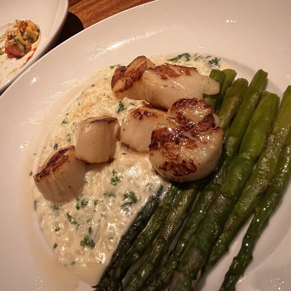 Seasons 52 - Caramelized Grilled Sea Scallops - New American Near Me - Columbia, Maryland Seasons 52 - Caramelized Grilled Sea Scallops - New American Near Me - Columbia, Maryland