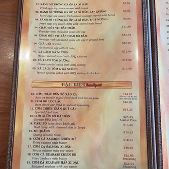 Com Tam Tran Quy Cap - Menu (Oct 2024) - Vietnamese Near Me - Fountain Valley, California