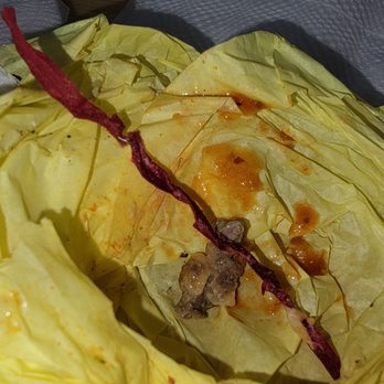Albertaco's - Wired twist tie pulled it out of my mouth when I took the last bite of my burrito. - Mexican Near Me - Moreno Valley, California