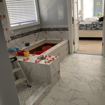 Jeff Ballard Interior Renovations - a bathroom being remodeled - General Contractors Near Me
