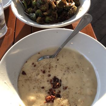The Beachcomber - Clam chowder and bacon Brussels sprouts - Seafood Near Me - Newport Beach, California The Beachcomber - Clam chowder and bacon Brussels sprouts - Seafood Near Me - Newport Beach, California