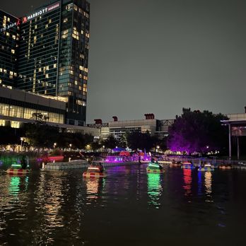 Downtown Houston - Light up paddle boats downtown - Local Flavor Near Me